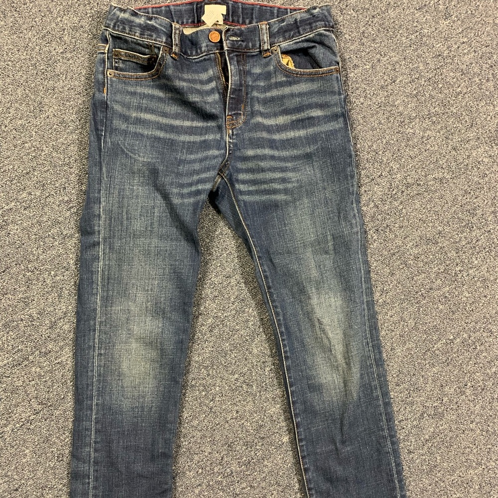 J. Crew Crewcuts Medium Wash Slim Distressed Jeans | Excellent Condition